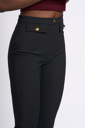 Pantalone Slim Nero Donna - 6