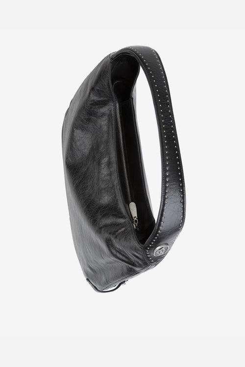 Borsa Sonic in Pelle Nero Donna - 2