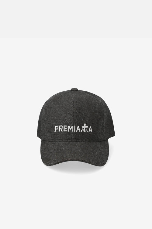 Cappellino Lettering Nero Uomo