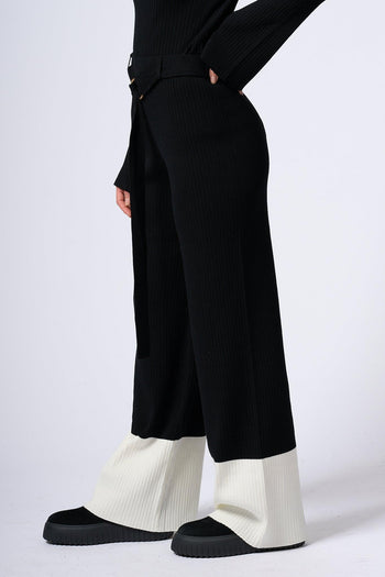 Pantalone Costina Nero Donna - 3