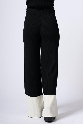 Pantalone Costina Nero Donna - 4