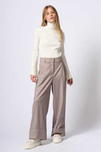 Pantalone Grigio Donna - 3