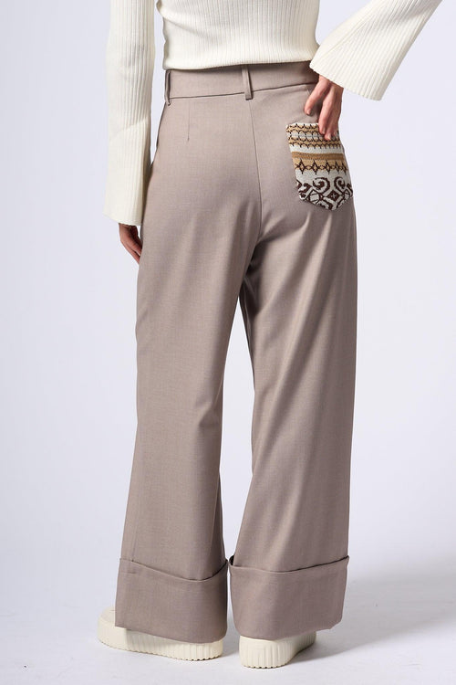 Pantalone Grigio Donna