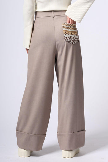 Pantalone Grigio Donna - 6