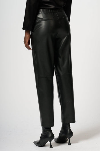 Pantalone Ecopelle Nero Donna - 3