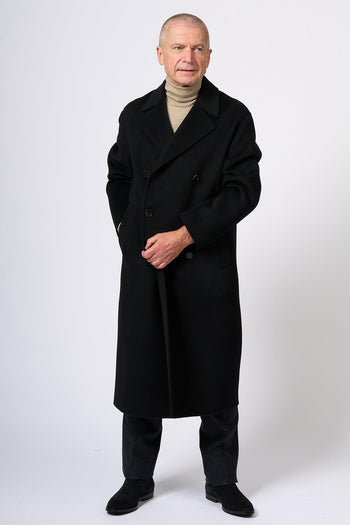 Cappotto Doppiopetto Nero Uomo - 9