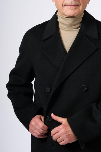 Cappotto Doppiopetto Nero Uomo - 7