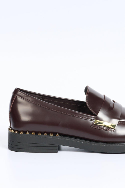 Mocassino WHISPER STUD Bordeaux Donna - 2