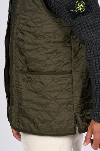 Gilet Polarquilt Verde Oliva Uomo - 6