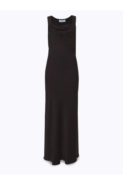 Abito Satin Nero Donna