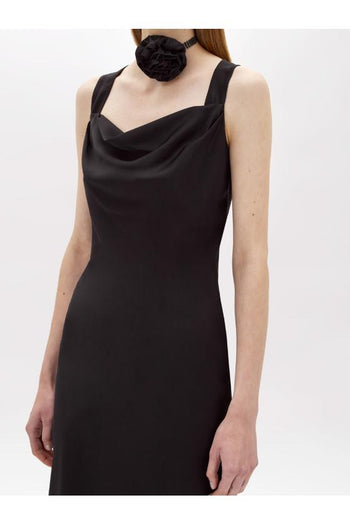 Abito Satin Nero Donna - 3