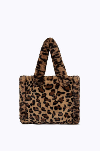 Borsa Faux Fur Animalier Donna - 4