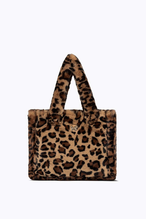 Borsa Faux Fur Animalier Donna