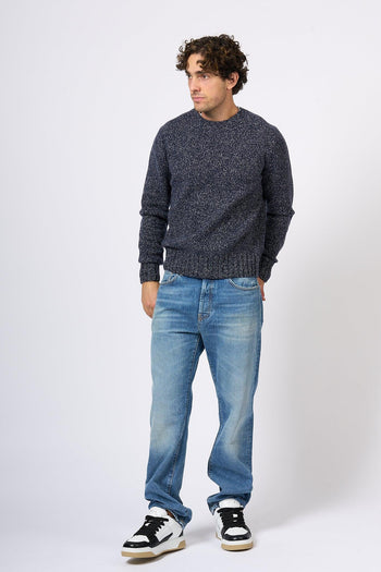 Maglia Cashmere Blu Uomo - 3