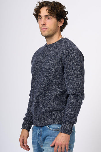 Maglia Cashmere Blu Uomo - 4