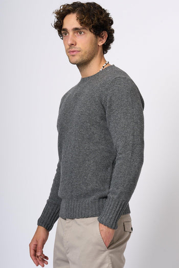 Maglione Lambswool Grigio Uomo - 6