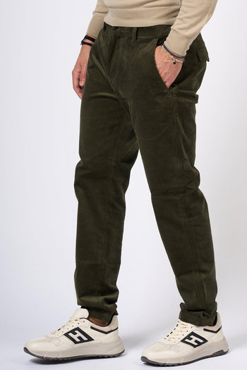 Pantalone Prince in Velluto Verdone Uomo - 3