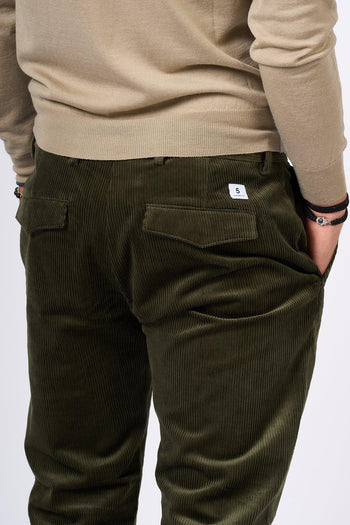 Pantalone Prince in Velluto Verdone Uomo - 5