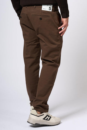 Pantalone Prince Gabardina Marrone Uomo - 3