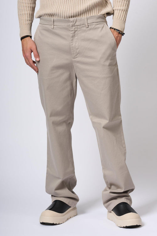 Pantalone Warren Wideleg Sabbia Uomo - 2