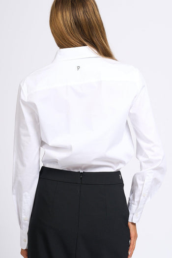 Camicia con cravattino Bianco Donna - 4