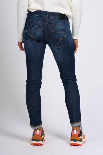 Jeans Monroe Denim Scuro Donna - 4