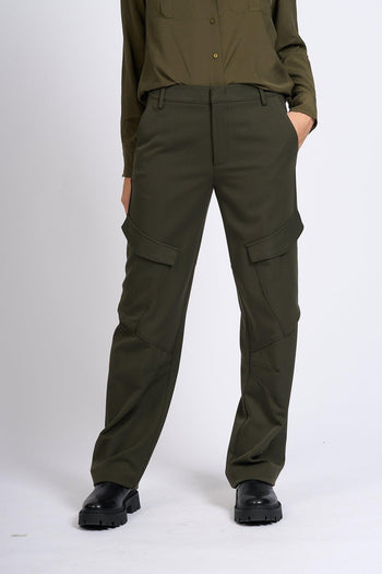 Pantalone Camila Cargo Verde Donna - 3