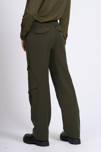 Pantalone Camila Cargo Verde Donna - 4