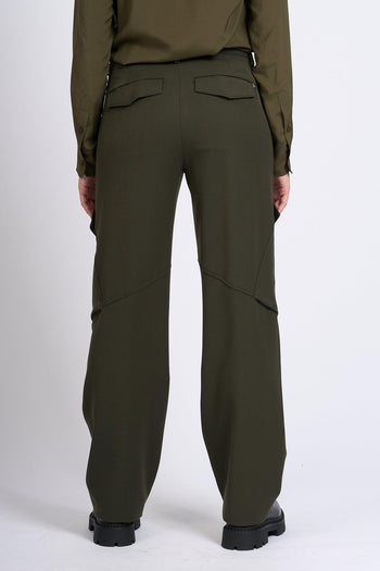 Pantalone Camila Cargo Verde Donna - 6