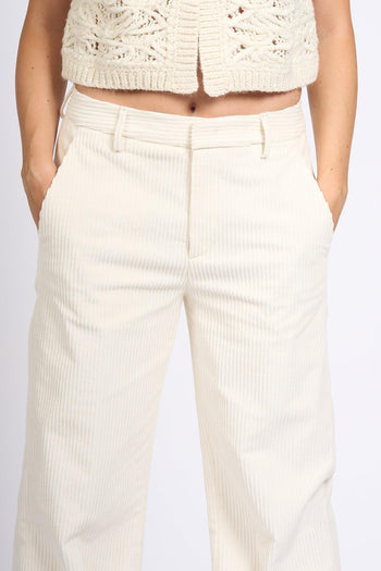 Pantalone Janice Latte Donna - 3