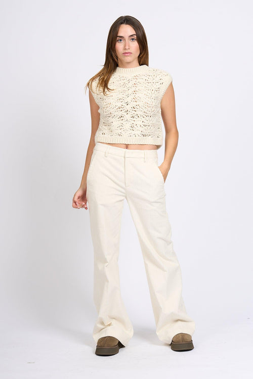 Pantalone Janice Latte Donna - 2