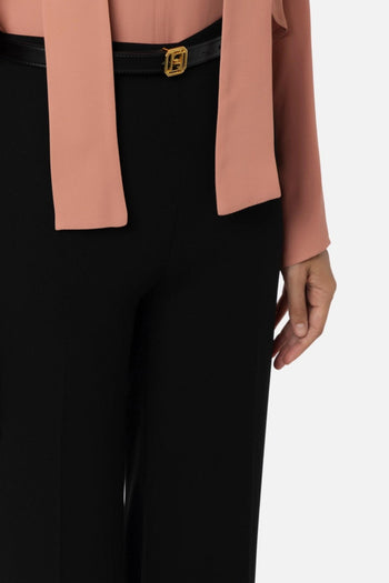 Pantaloni Palazzo Nero Donna - 2