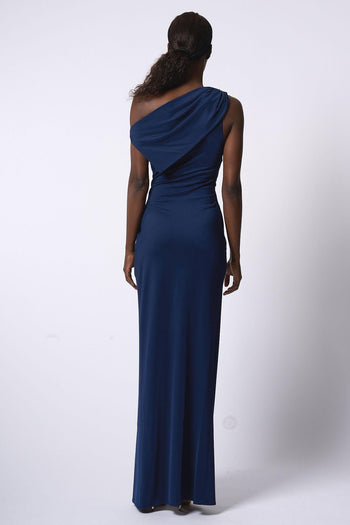 Abito Lungo Red Carpet Blu Donna - 7