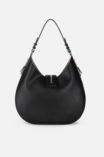 Borsa Hobo Grande Nero Donna - 4