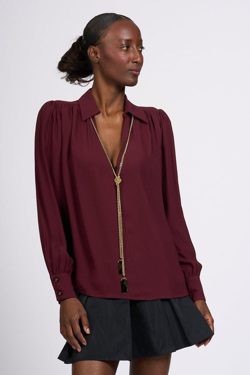 Camicia V Catena Rouge Noir Donna