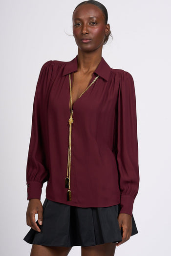 Camicia V Catena Rouge Noir Donna - 3