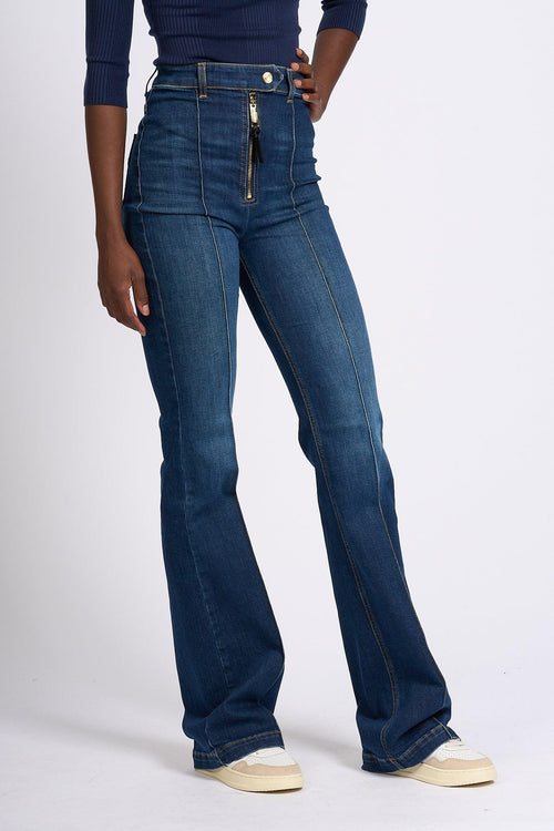 Jeans Zip Denim Donna