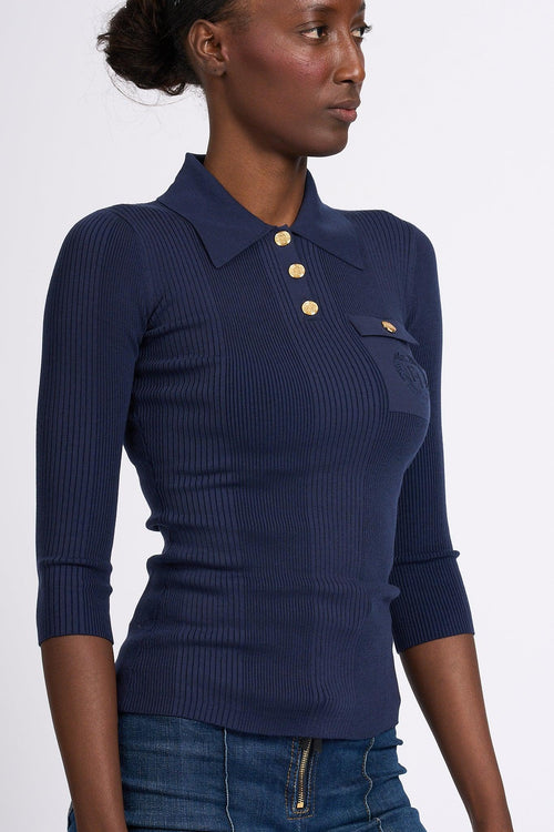 Polo Costina Blu Navy Donna