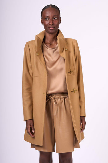 Cappotto Romantic Cammello Donna - 2