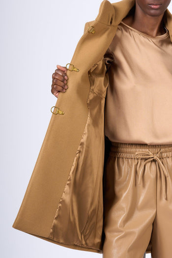 Cappotto Romantic Cammello Donna - 7