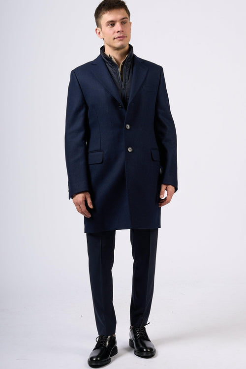 Easy Double Coat Blu Uomo - 2