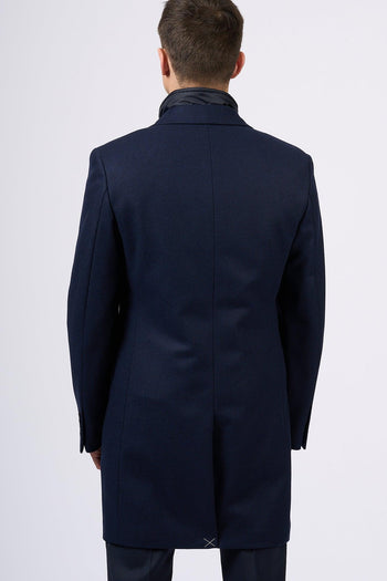 Easy Double Coat Blu Uomo - 4