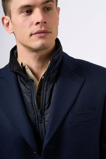 Easy Double Coat Blu Uomo - 5