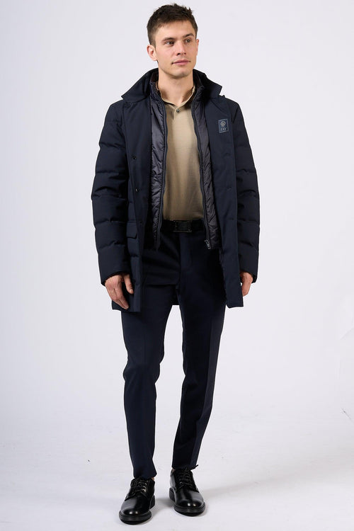 Piumino Down Coat Blu Uomo - 2