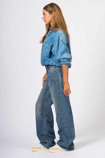 Tuta Jeans Blu Donna - 3