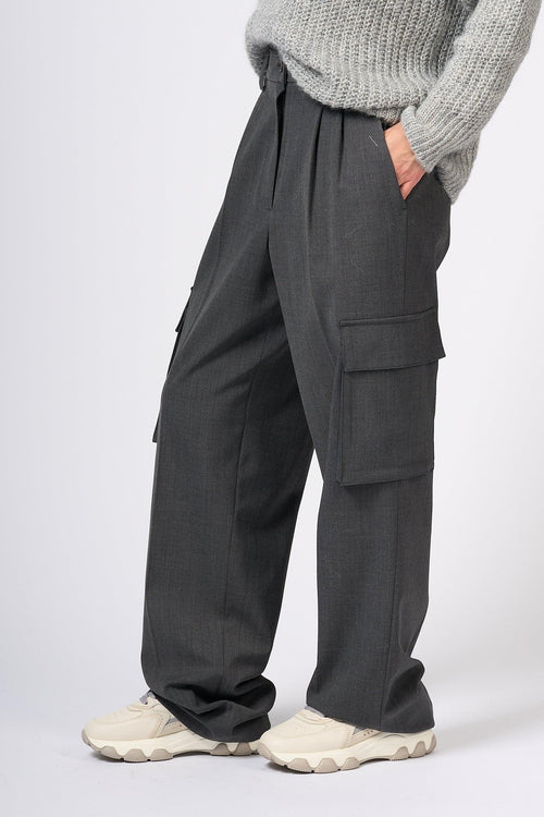 Pantalone Cargo Grigio Donna - 2