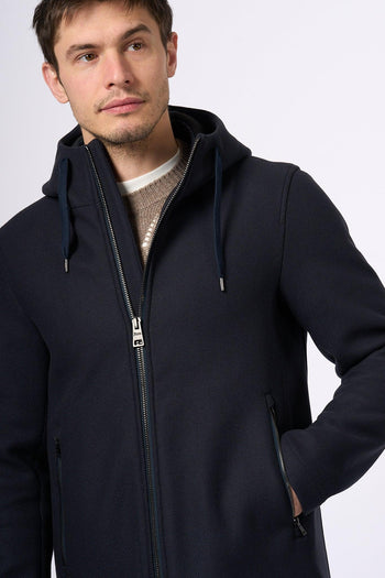 Parka Blu Navy Uomo - 5