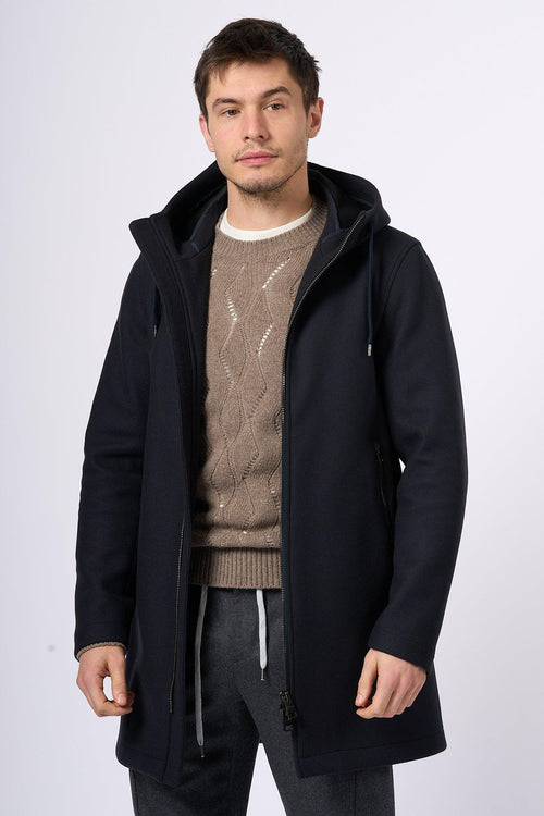 Parka Blu Navy Uomo - 2