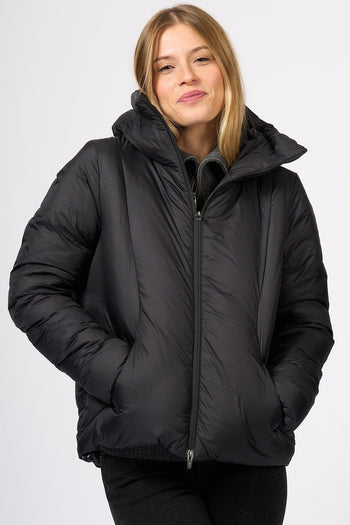 Parka Doppio con Piumino Nero Donna - 7