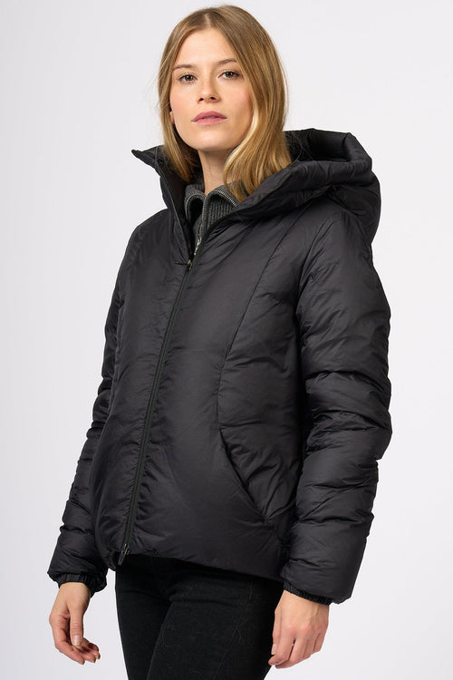 Parka Doppio con Piumino Nero Donna - 2